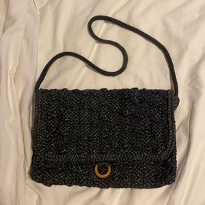 Vintage! Black Ratan Purse